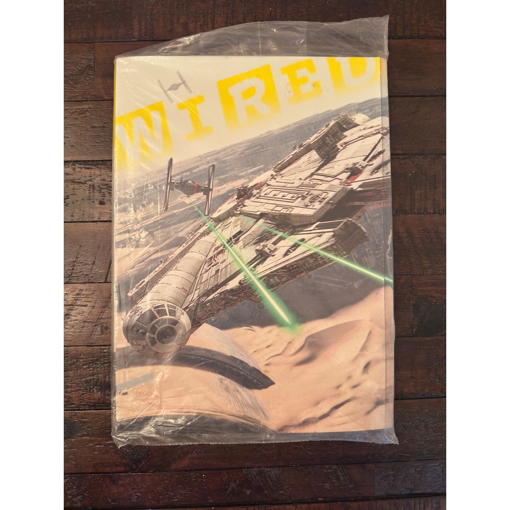 Wired Magazine Star Wars Millennium Falcon Special Edition August 2016 New Wrap